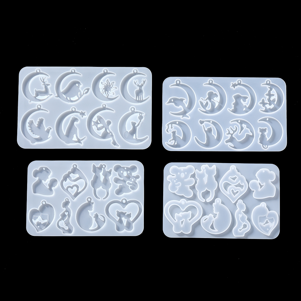 Earring Pendants Epoxy Resin S - Resin Art Alphabet 评论和价格