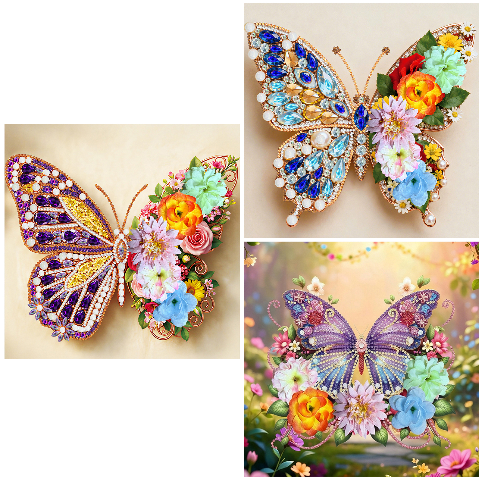 Butterfly DIY Diamonds Dots Ge - Resin Art Wall 评论和价格