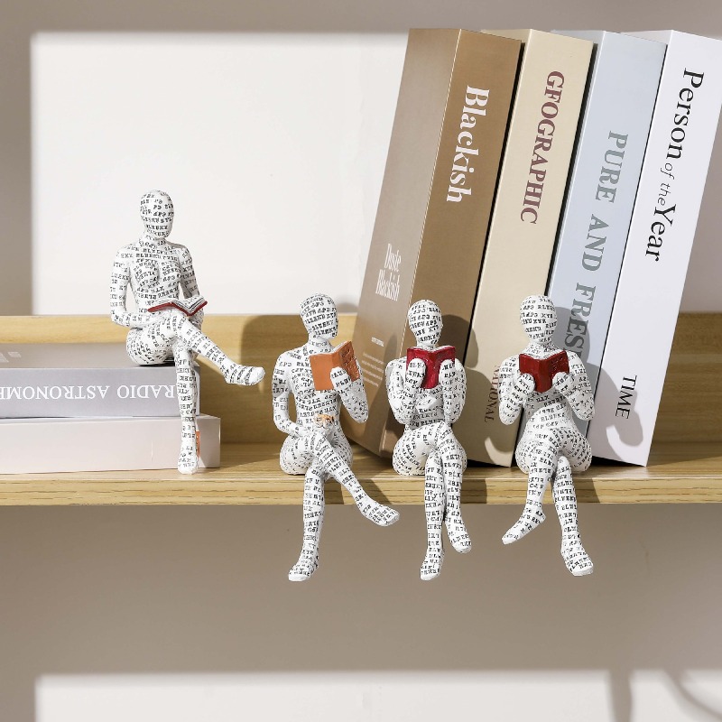 1pc Mini Reading Female Image  - Resin Art Images 评论和价格