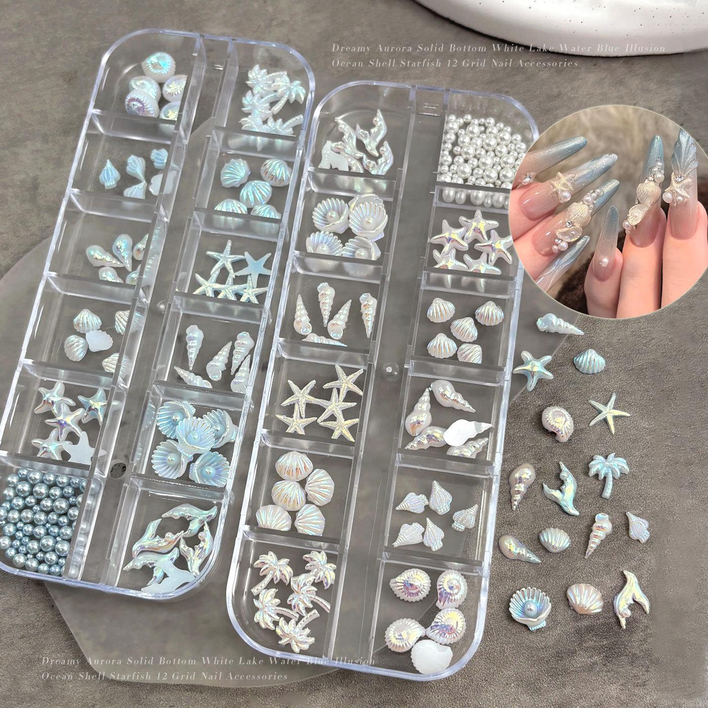 12Grids 3D Mixed Ocean Style N - Resin Art Beach Theme 评论和价格
