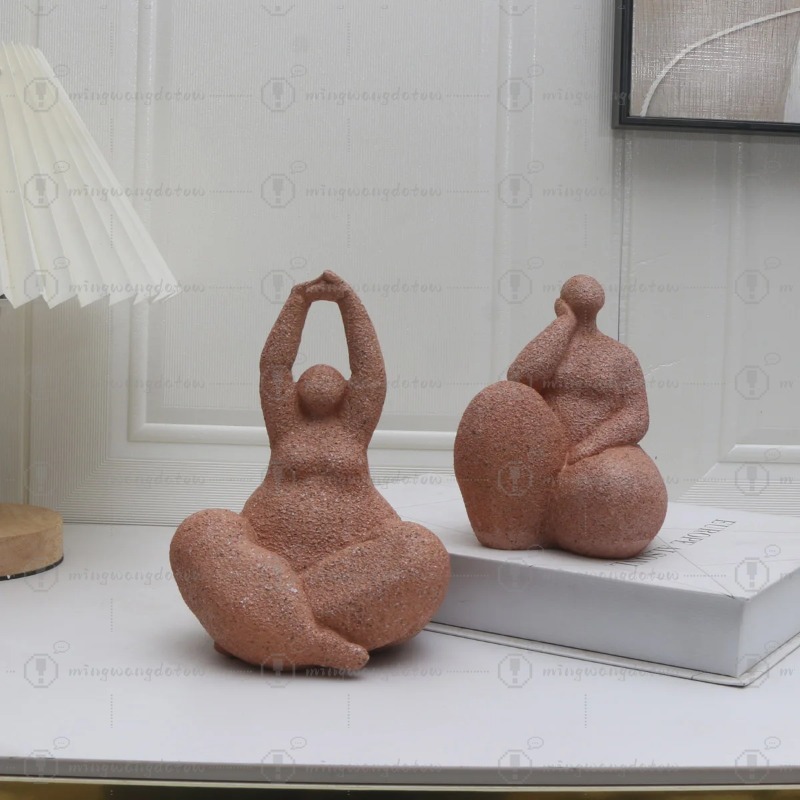 1pc, Sandstone Resin  Chubby W - Resin Art Handmade 评论和价格
