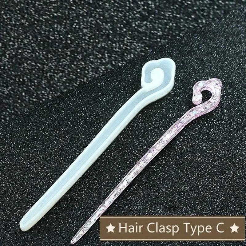 New Transparent Hairpin Silico - Resin Art Handmade 评论和价格