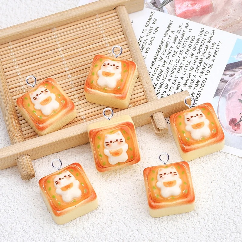 10Pcs Kawaii Cat Toast Bread R - Resin Art Supplies Near Me 评论和价格