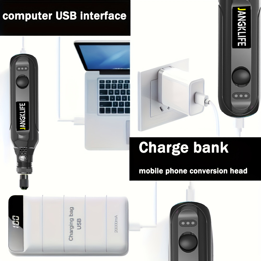 JANGKLIFE USB Cordless Rotary  - Resin Art Drill Machine 评论和价格