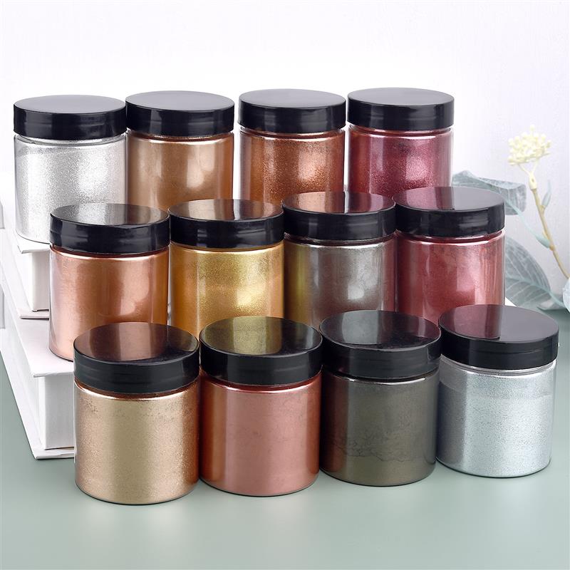 50g Shimmer Metallic Gold Silv - Resin Art Glue 评论和价格