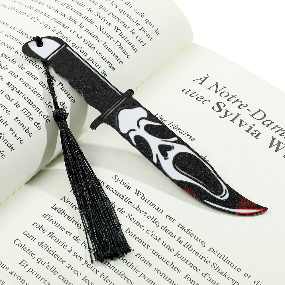 Horror Movie Character Knife B - Resin Art Bookmark 评论和价格