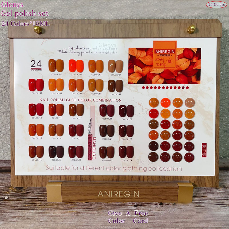 Vintage brown 24 color nail po - Resin Art Online 评论和价格
