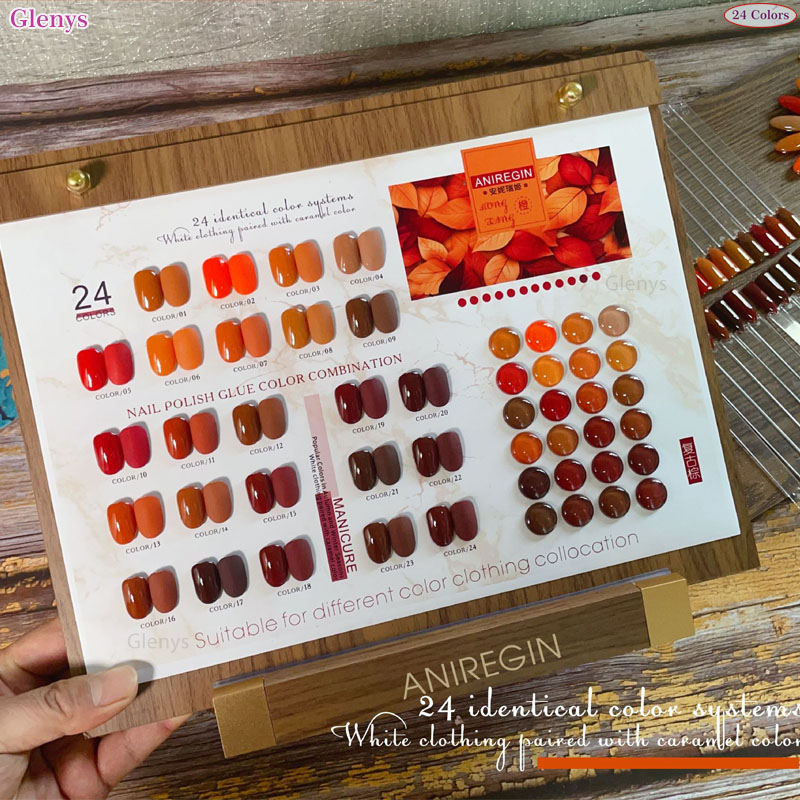 Vintage brown 24 color nail po - Resin Art Online 评论和价格
