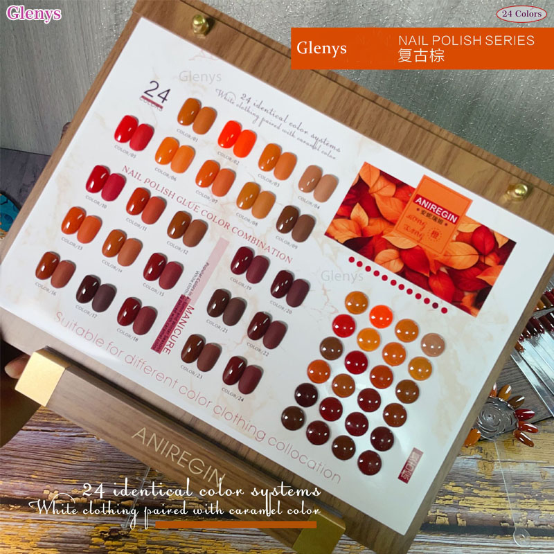 Vintage brown 24 color nail po - Resin Art Online 评论和价格