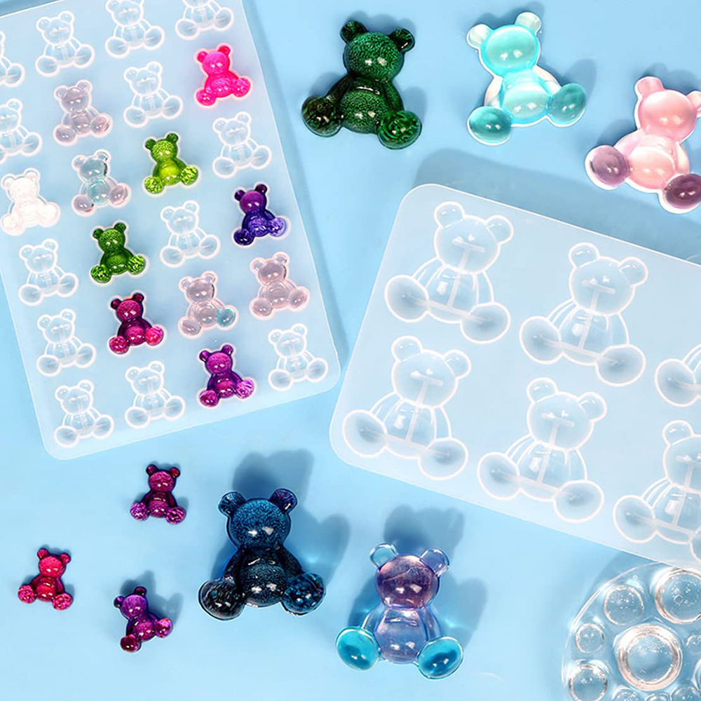 Crystal Bear Resin Silicone Mo - Resin Art Glue 评论和价格