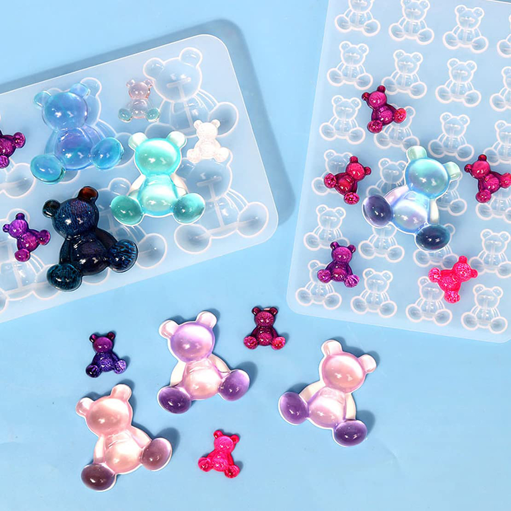Crystal Bear Resin Silicone Mo - Resin Art Glue 评论和价格