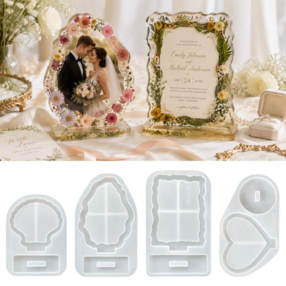 S0305 Love Heart Shell Photo F - Resin Art Epoxy 评论和价格