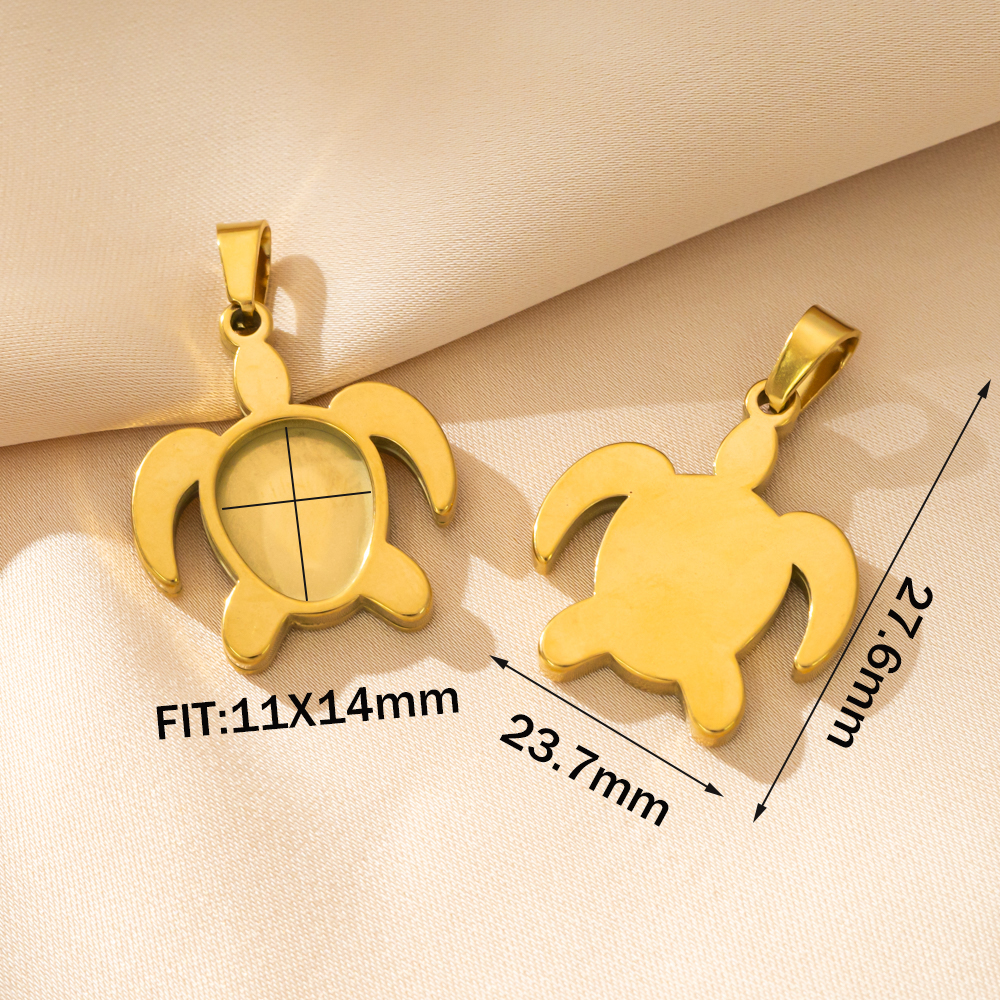 5pcs Stainless Steel Turtle Pe - Resin Art Handmade 评论和价格
