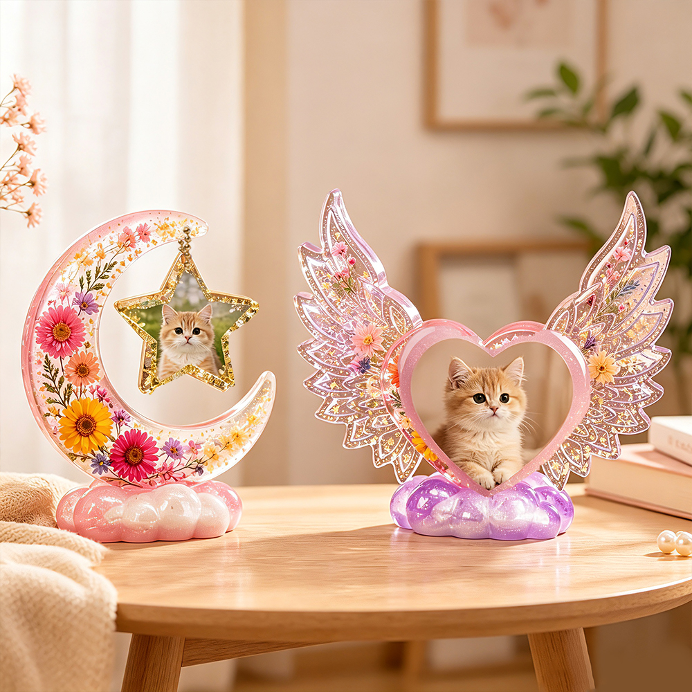 S0308 Heart Shaped Photo Frame - Resin Art Epoxy 评论和价格