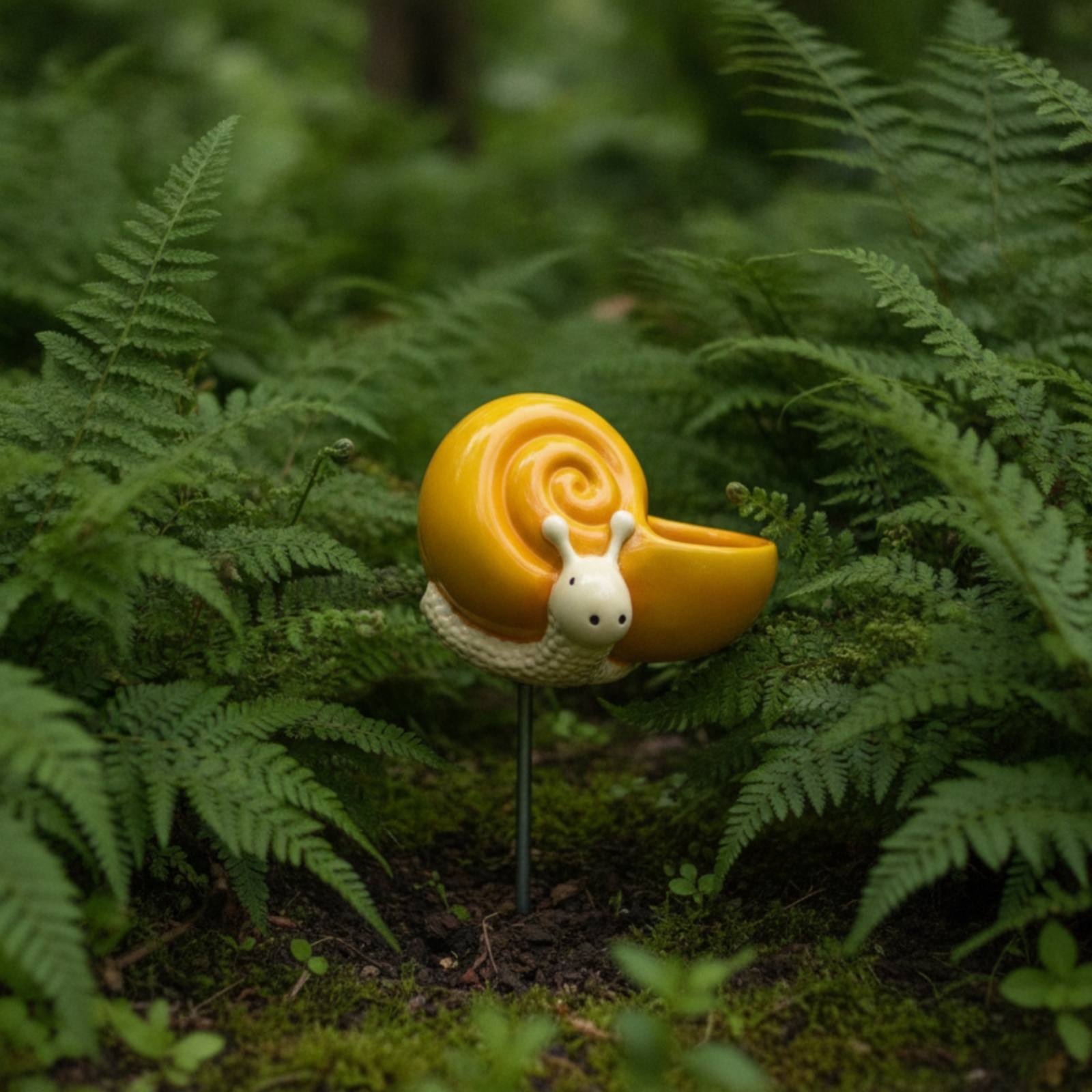 Garden Stake with Bowl Glossy  - Resin Art Flowers 评论和价格