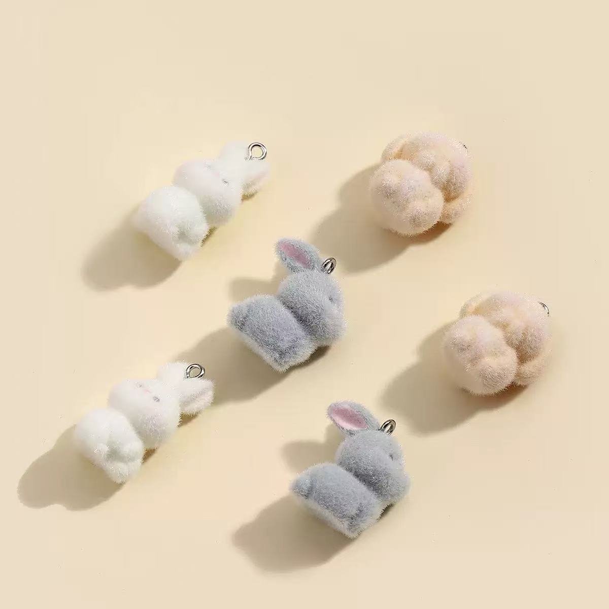 10pcs Flocking Little Rabbit R - Resin Art Supplies Near Me 评论和价格