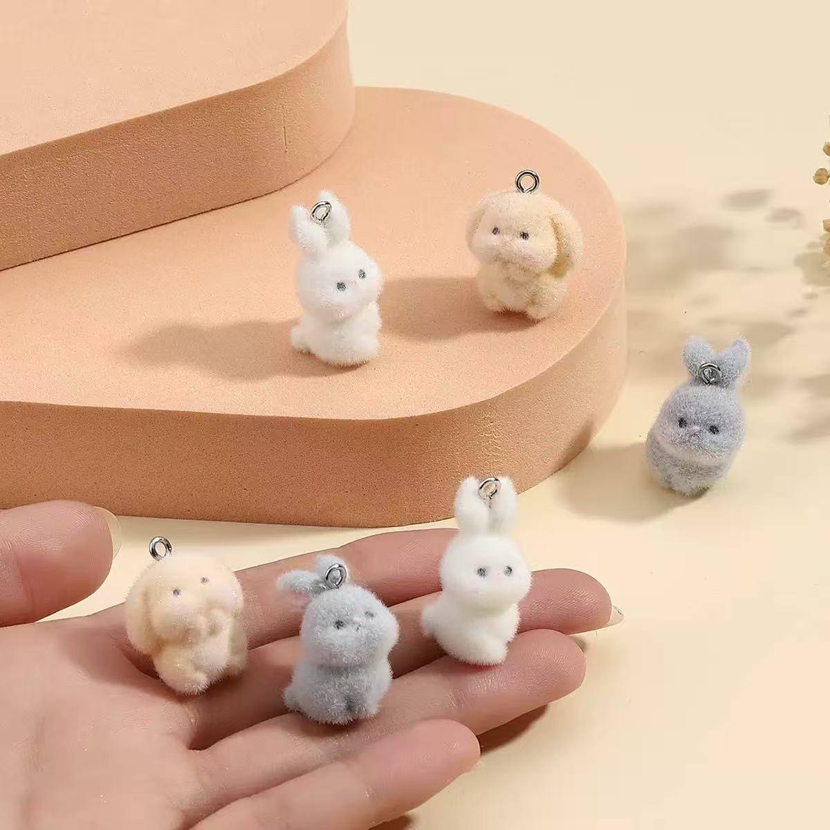 10pcs Flocking Little Rabbit R - Resin Art Supplies Near Me 评论和价格