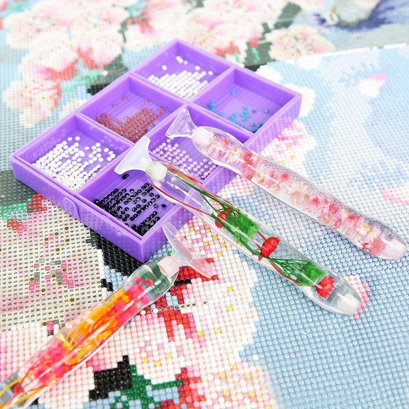 1set Flower Design Resin 5D Di - Resin Art Flowers 评论和价格