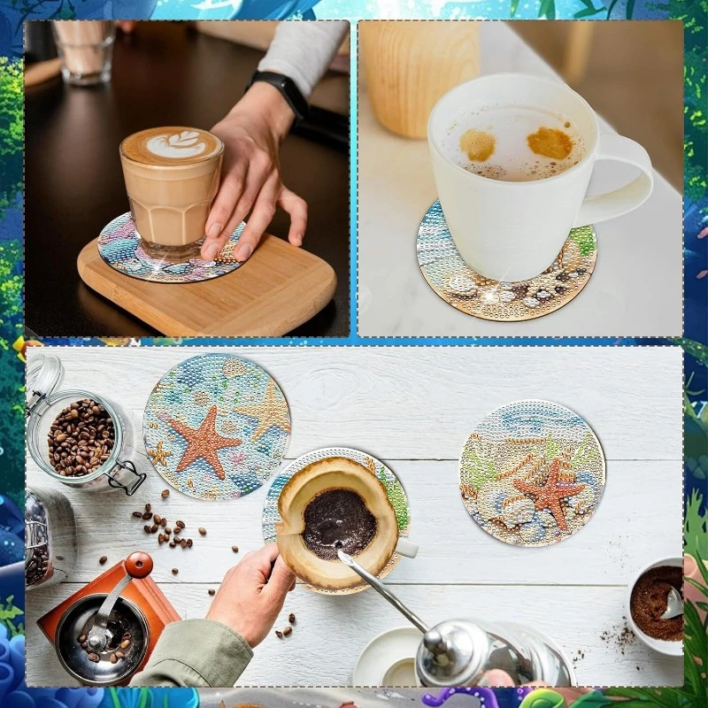 8 Pieces of Diamond Art Painti - Resin Art For Beginner 评论和价格